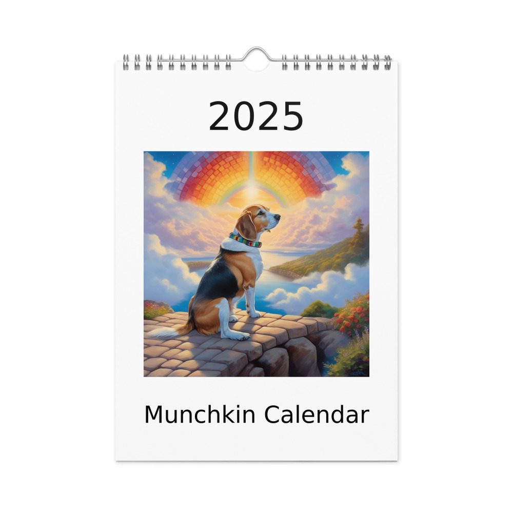PugMug Custom Munchkin Wall Calendar (2026)