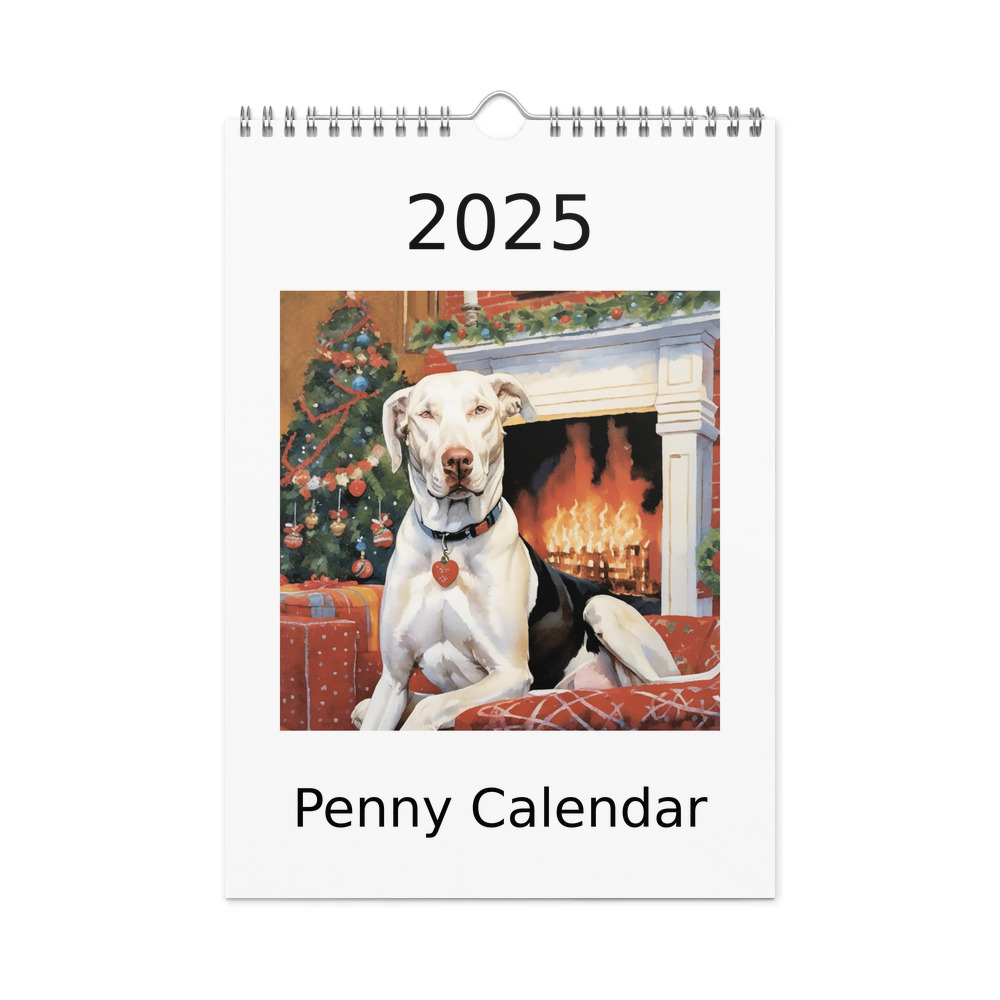PugMug Custom Penny Wall Calendar (2026)