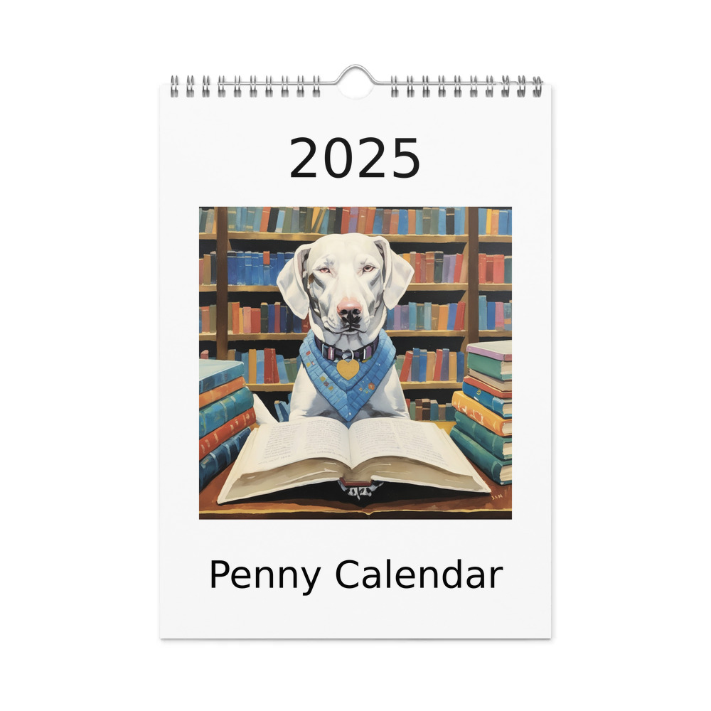 PugMug Custom Penny Wall Calendar (2026)