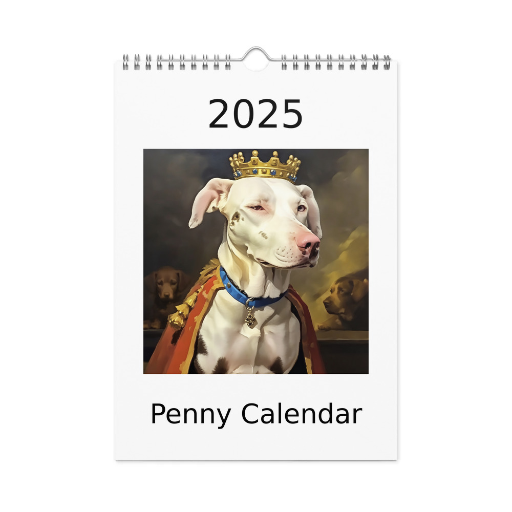 PugMug Custom Penny Wall Calendar (2026)