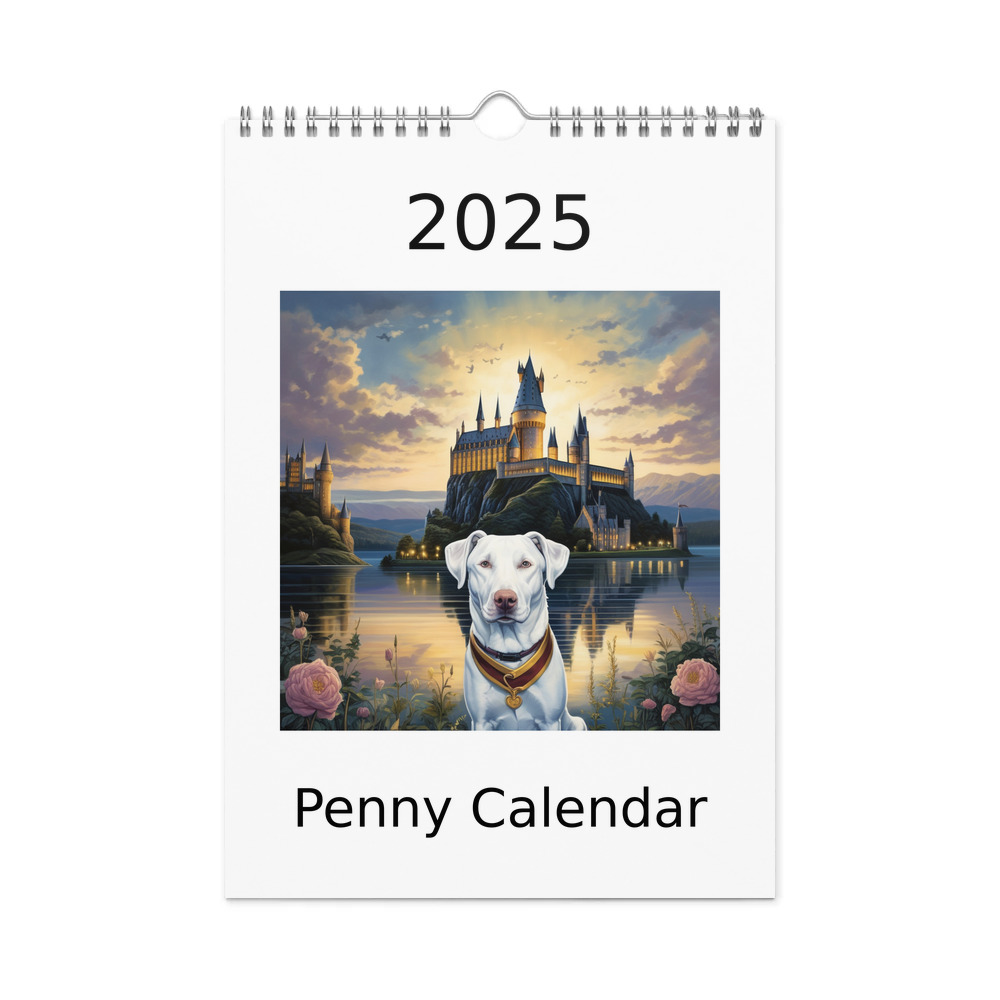 PugMug Custom Penny Wall Calendar (2026)