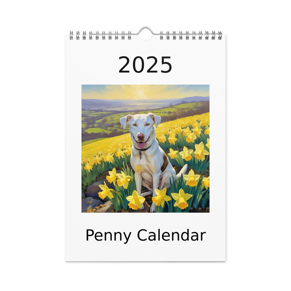 PugMug Custom Penny Wall Calendar (2026)