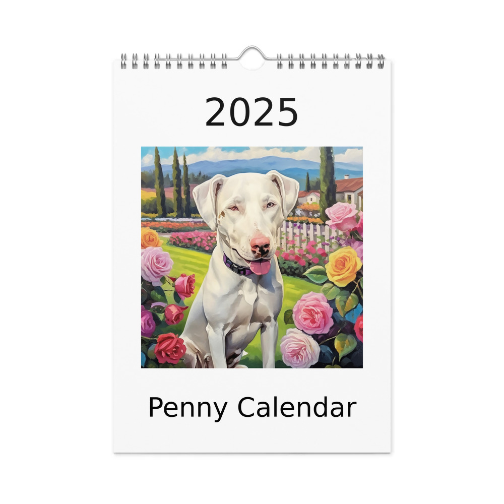 PugMug Custom Penny Wall Calendar (2026)