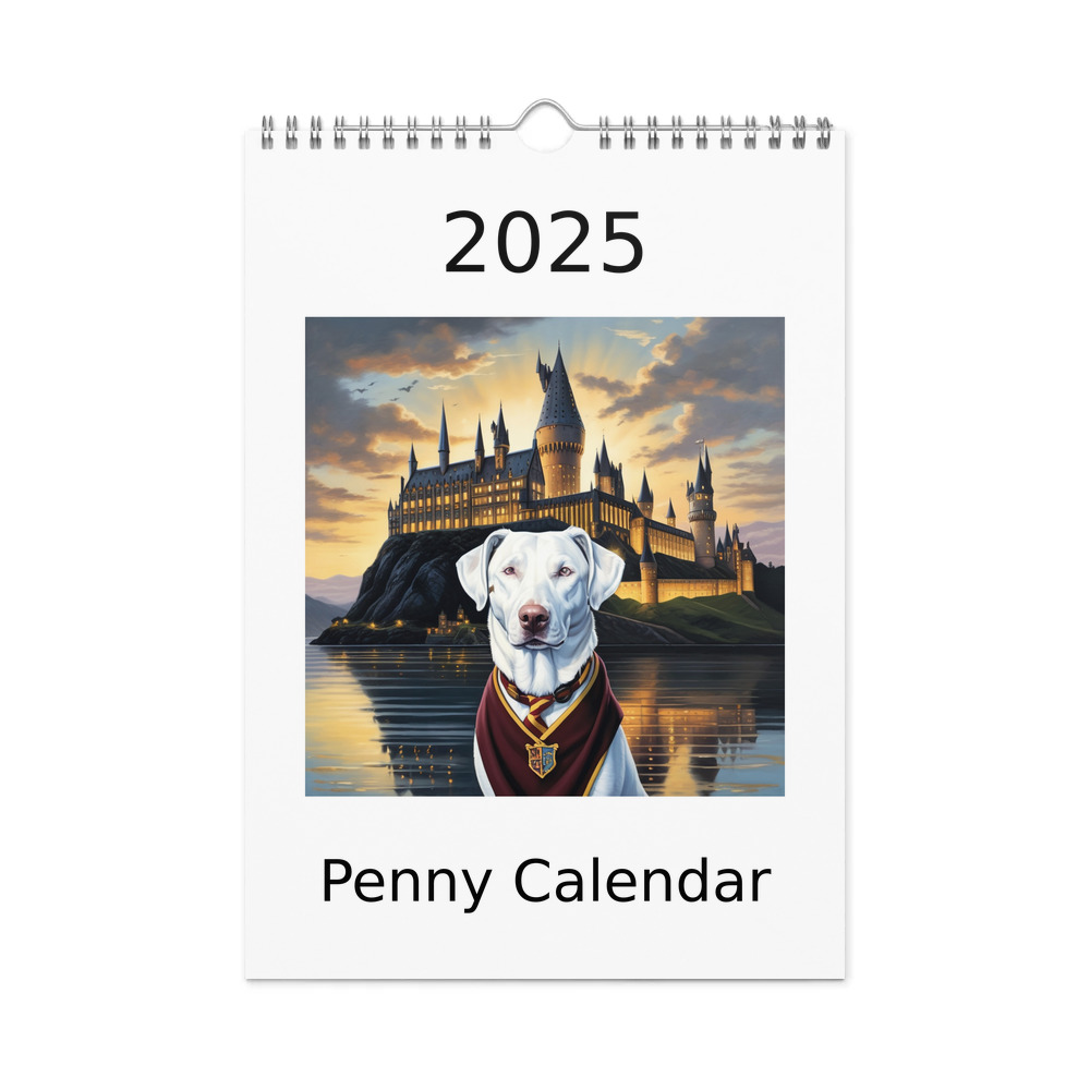 PugMug Custom Penny Wall Calendar (2026)