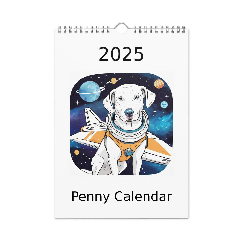 PugMug Custom Penny Wall Calendar (2026)