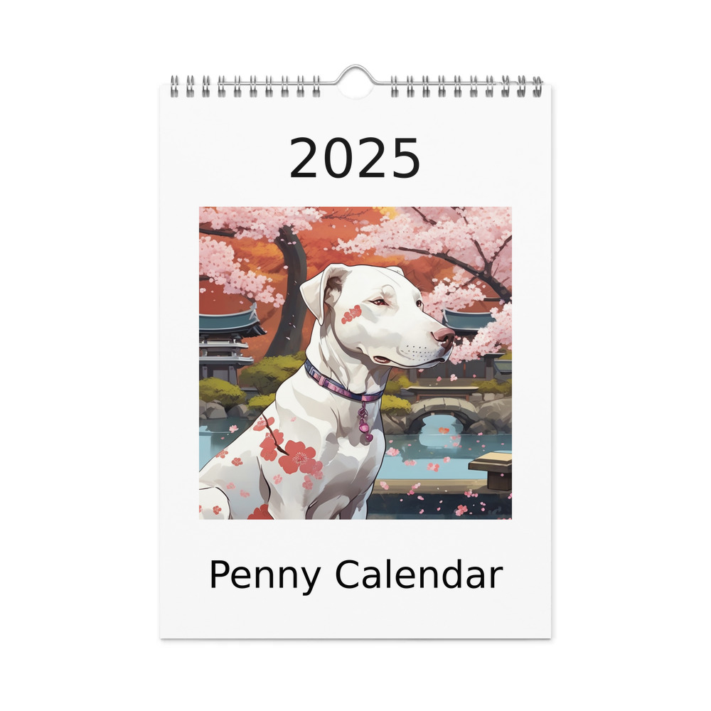 PugMug Custom Penny Wall Calendar (2026)