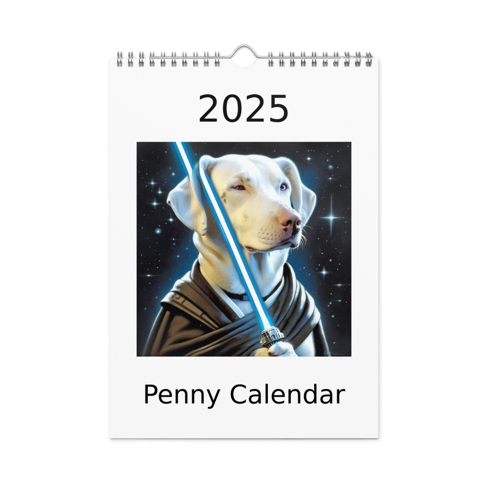 PugMug Custom Penny Wall Calendar (2026)
