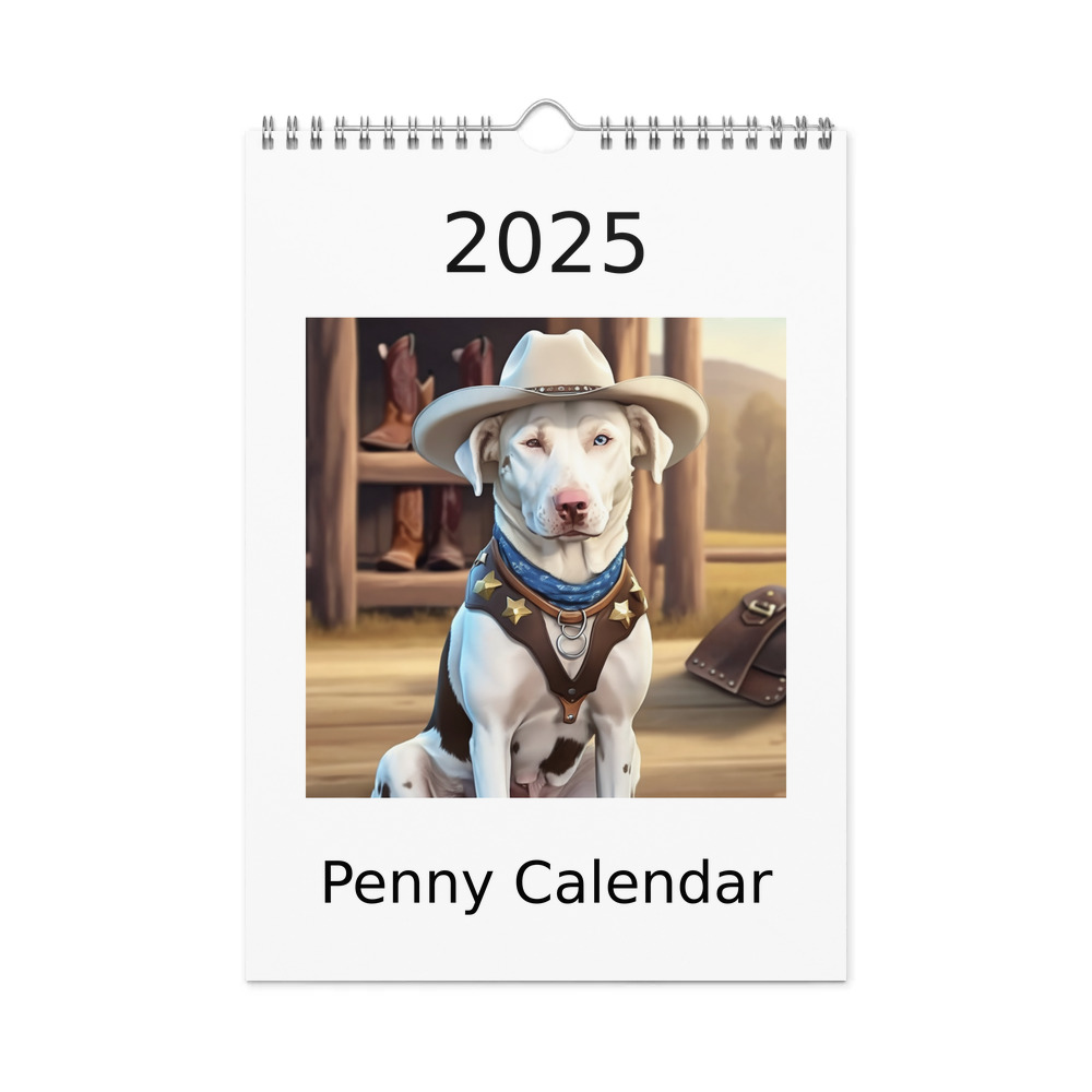 PugMug Custom Penny Wall Calendar (2026)