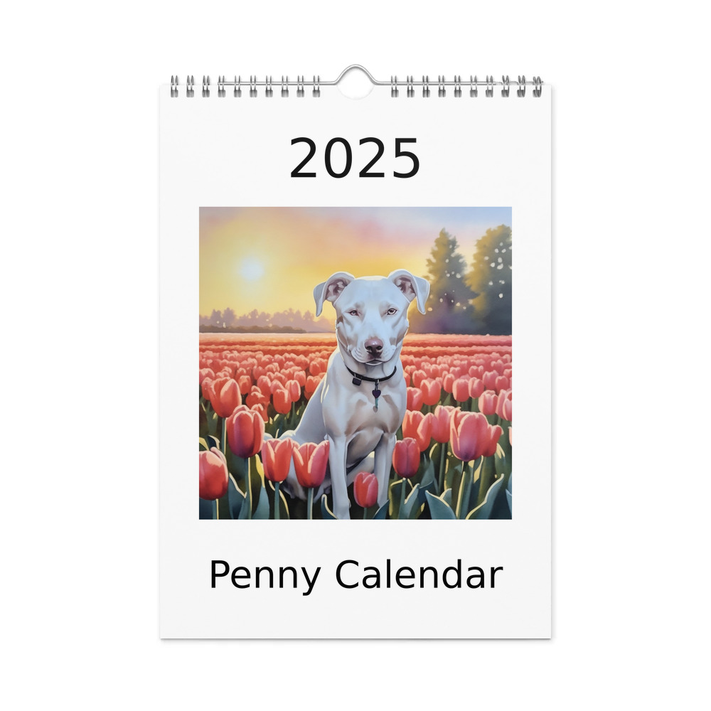 PugMug Custom Penny Wall Calendar (2026)