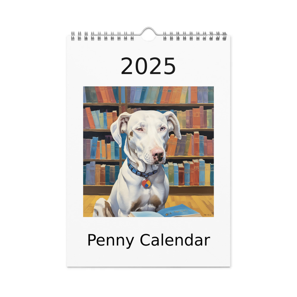 PugMug Custom Penny Wall Calendar (2026)