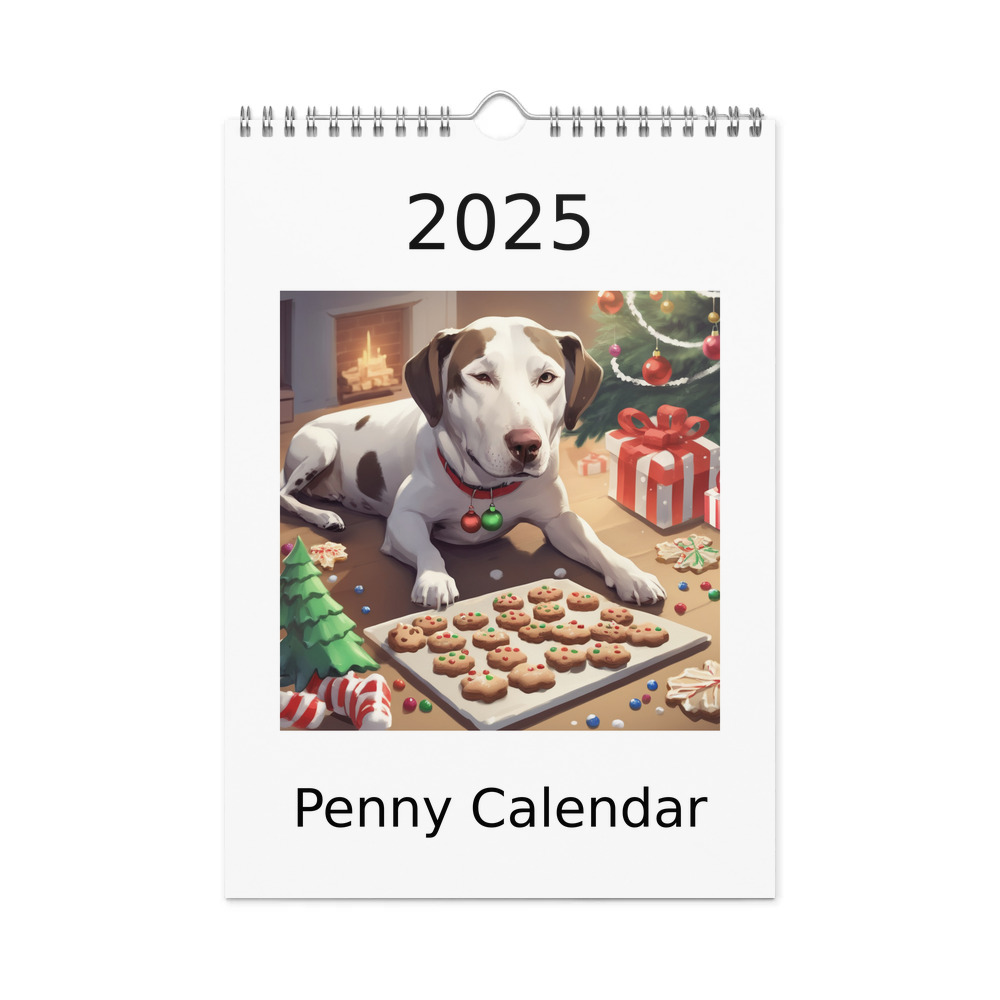 PugMug Custom Penny Wall Calendar (2026)