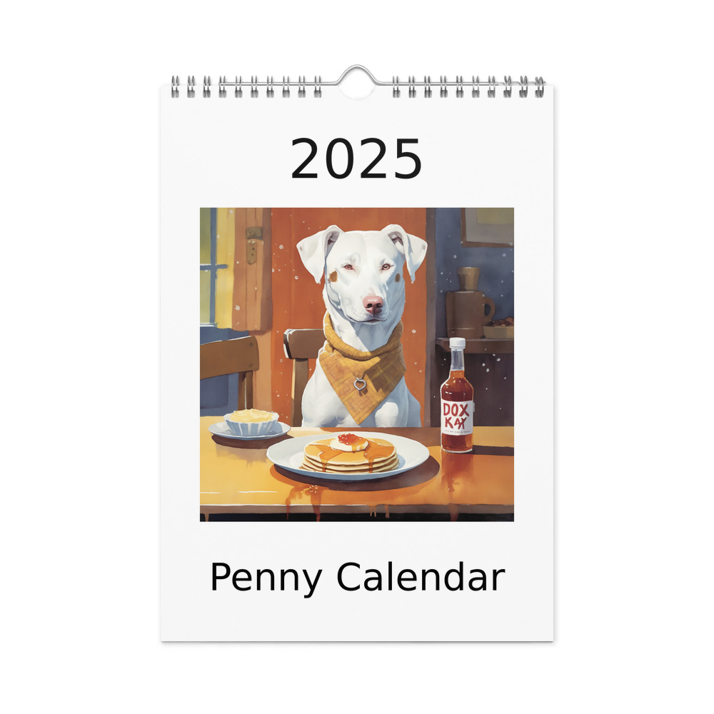 PugMug Custom Penny Wall Calendar (2026)