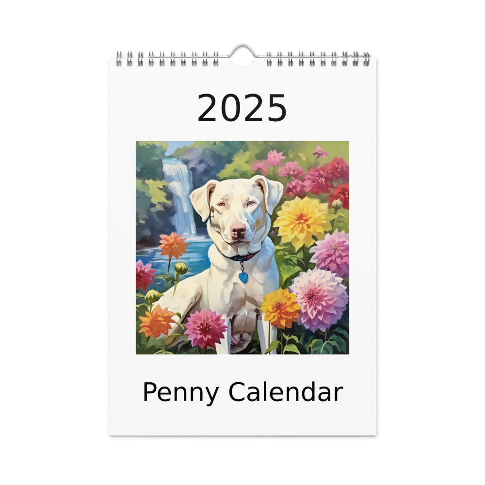 PugMug Custom Penny Wall Calendar (2026)