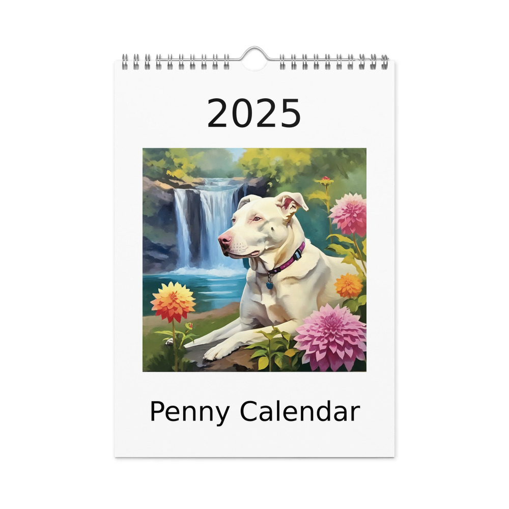 PugMug Custom Penny Wall Calendar (2026)