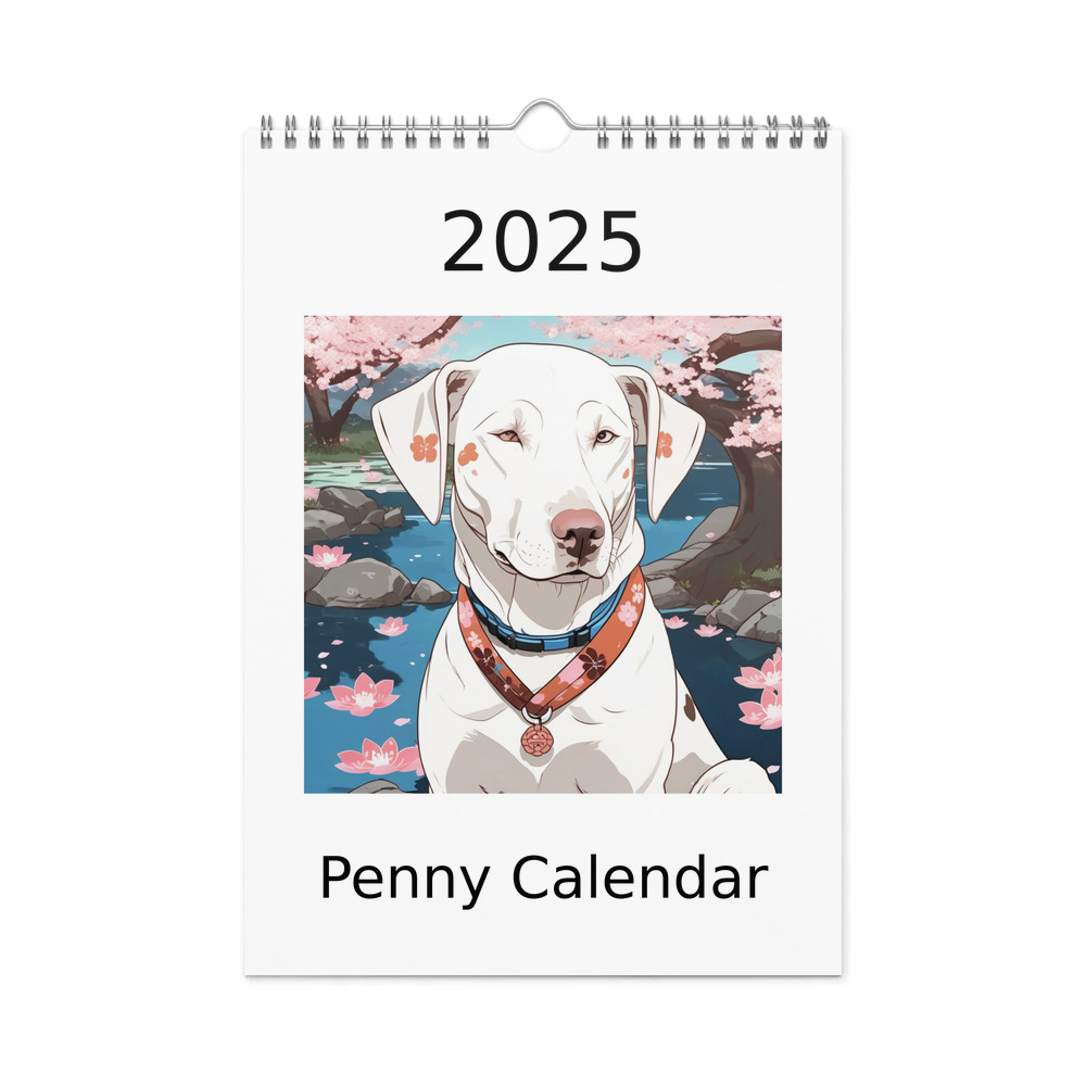 PugMug Custom Penny Wall Calendar (2026)