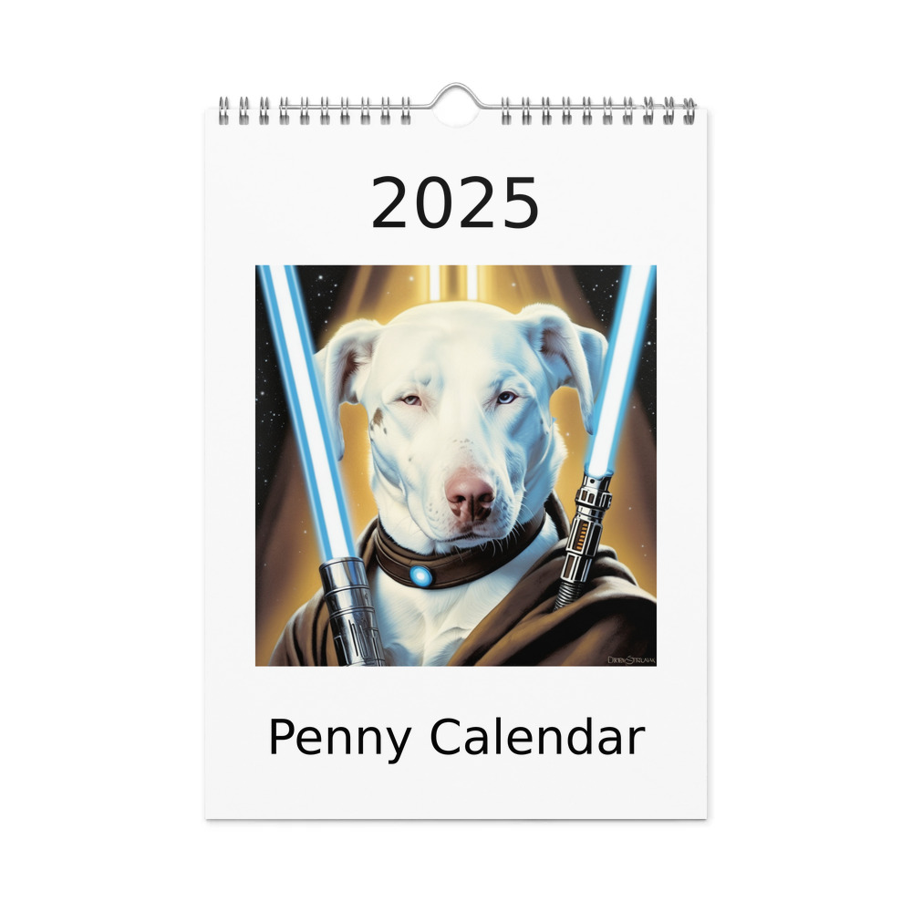 PugMug Custom Penny Wall Calendar (2026)