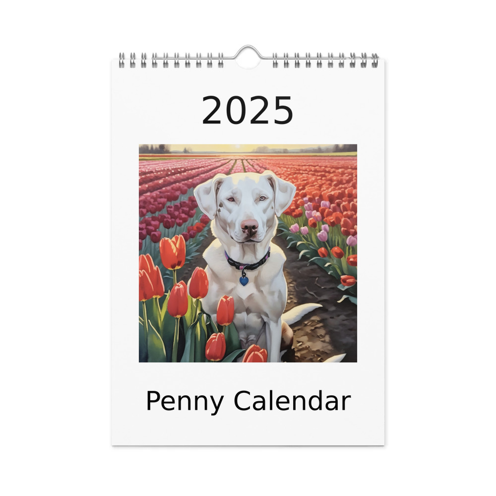 PugMug Custom Penny Wall Calendar (2026)