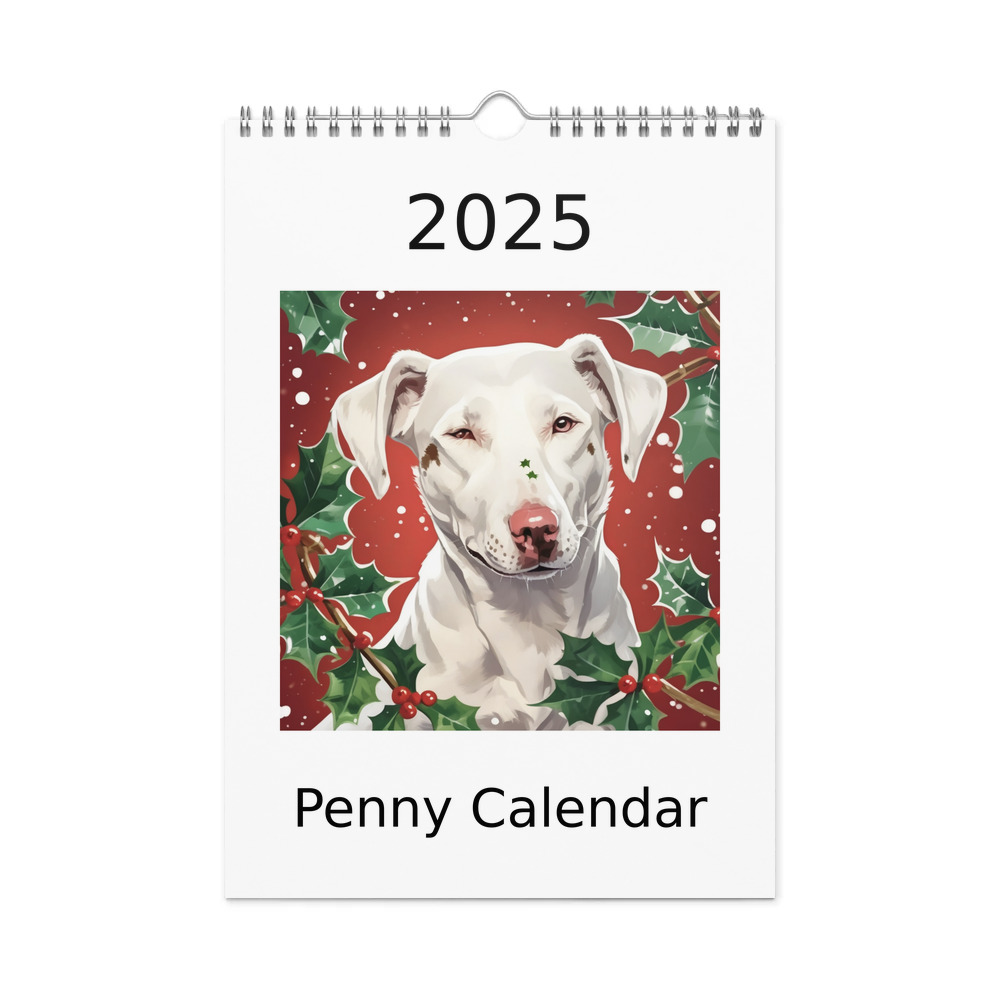 PugMug Custom Penny Wall Calendar (2026)