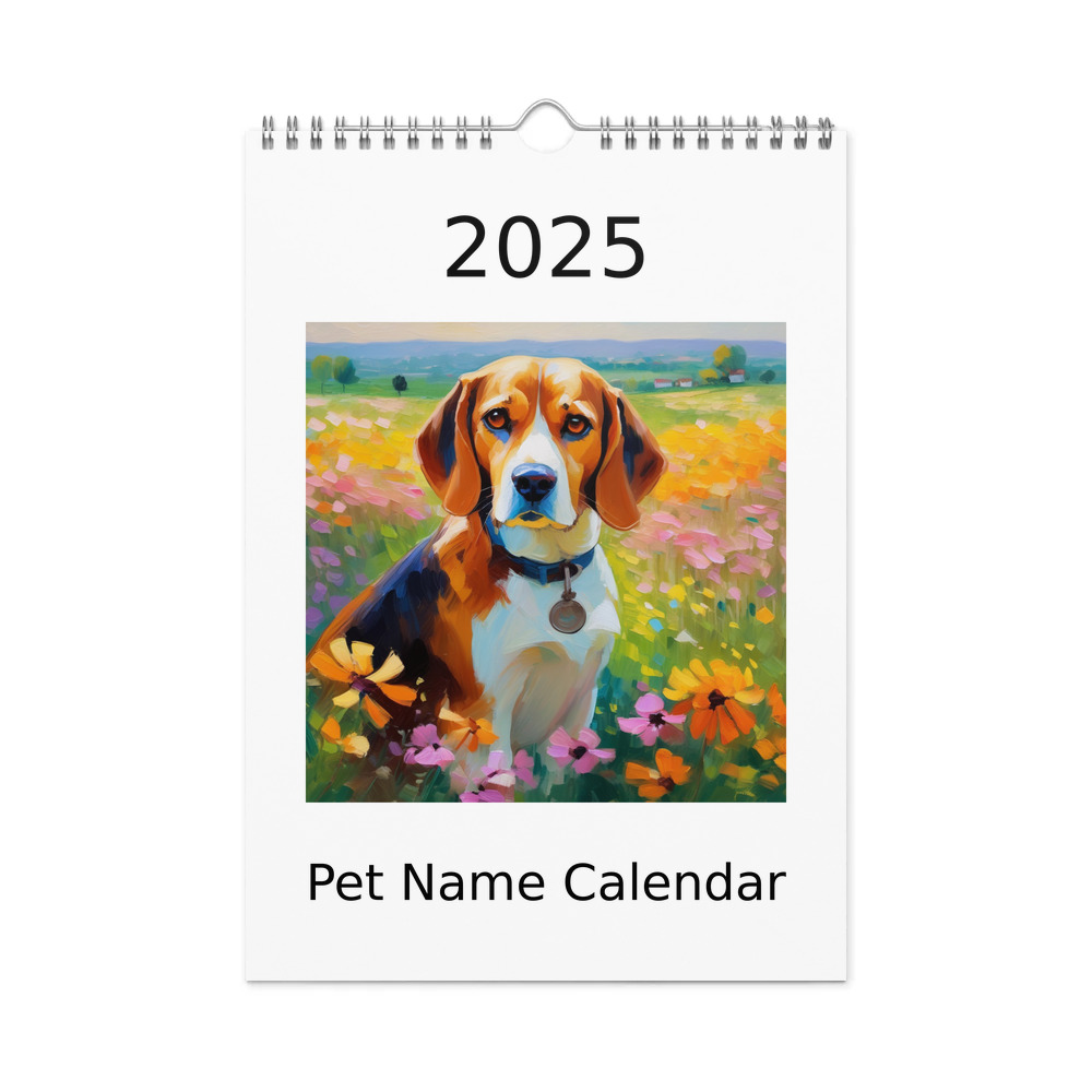 PugMug Custom Beagle Wall Calendar (2026)