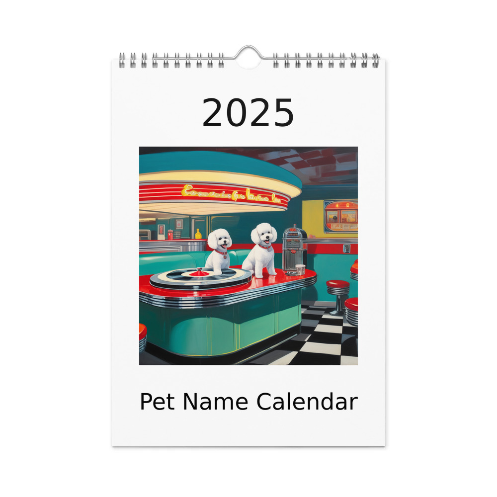 PugMug Custom Pet Wall Calendar (2026)