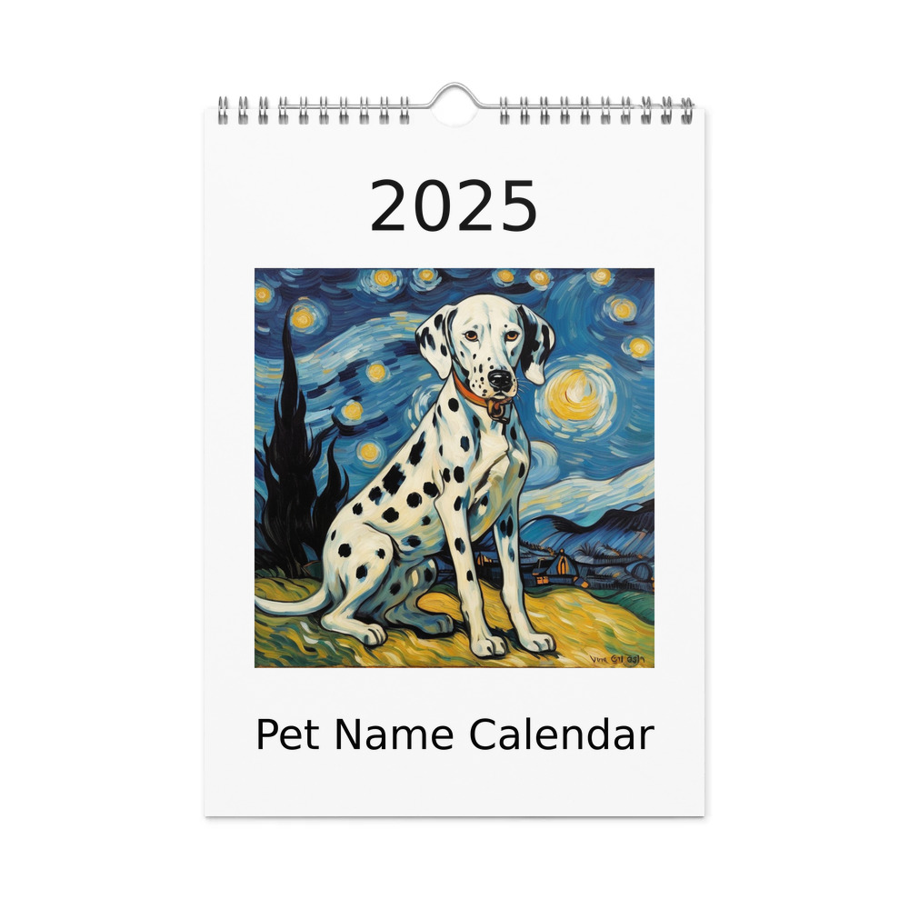 PugMug Custom Pet Wall Calendar (2026)
