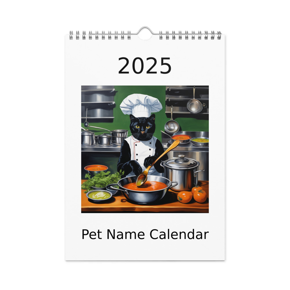 PugMug Custom Pet Wall Calendar (2026)