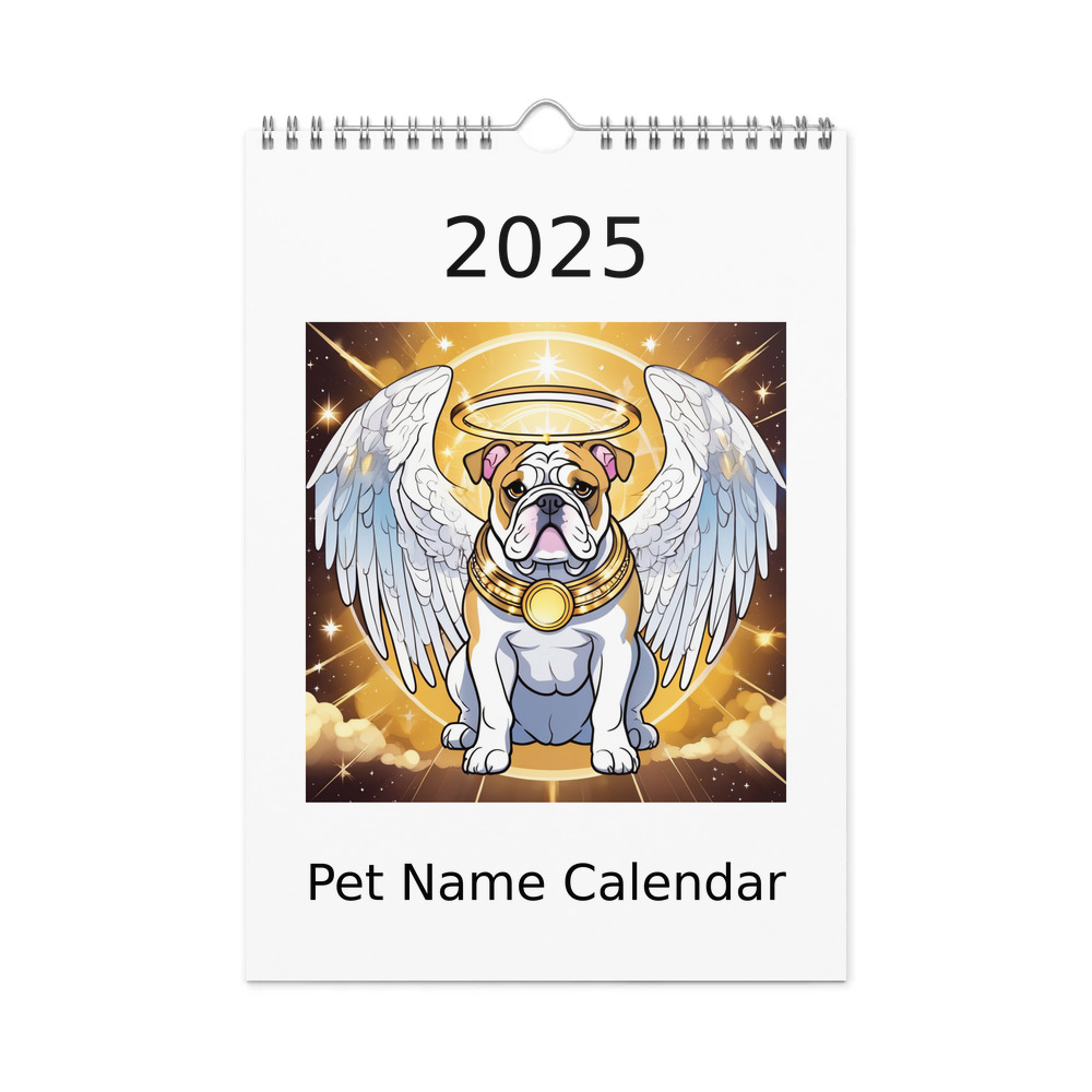 PugMug Custom Bulldog Wall Calendar (2026)