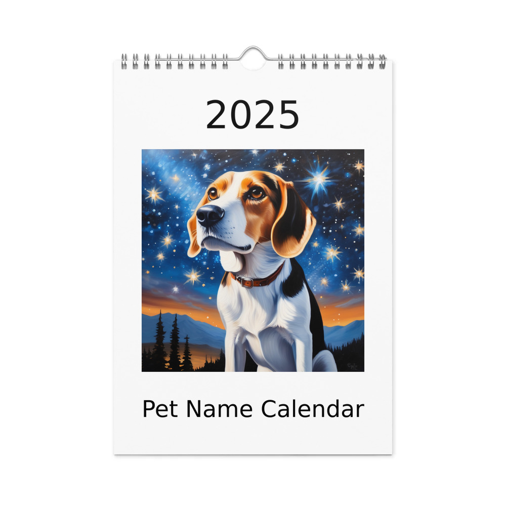 PugMug Custom Beagle Wall Calendar (2026)