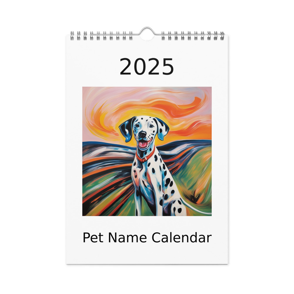 PugMug Custom Pet Wall Calendar (2026)