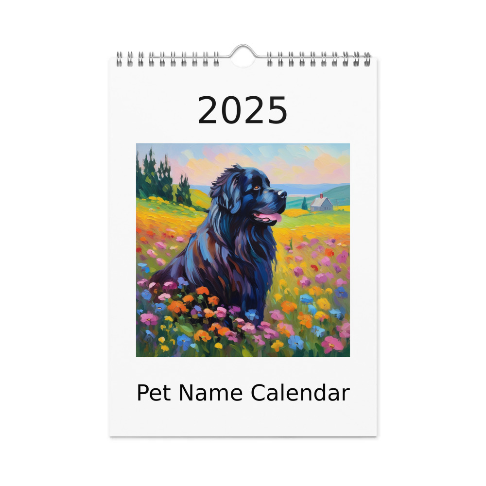 PugMug Custom Newfoundland Wall Calendar (2026)