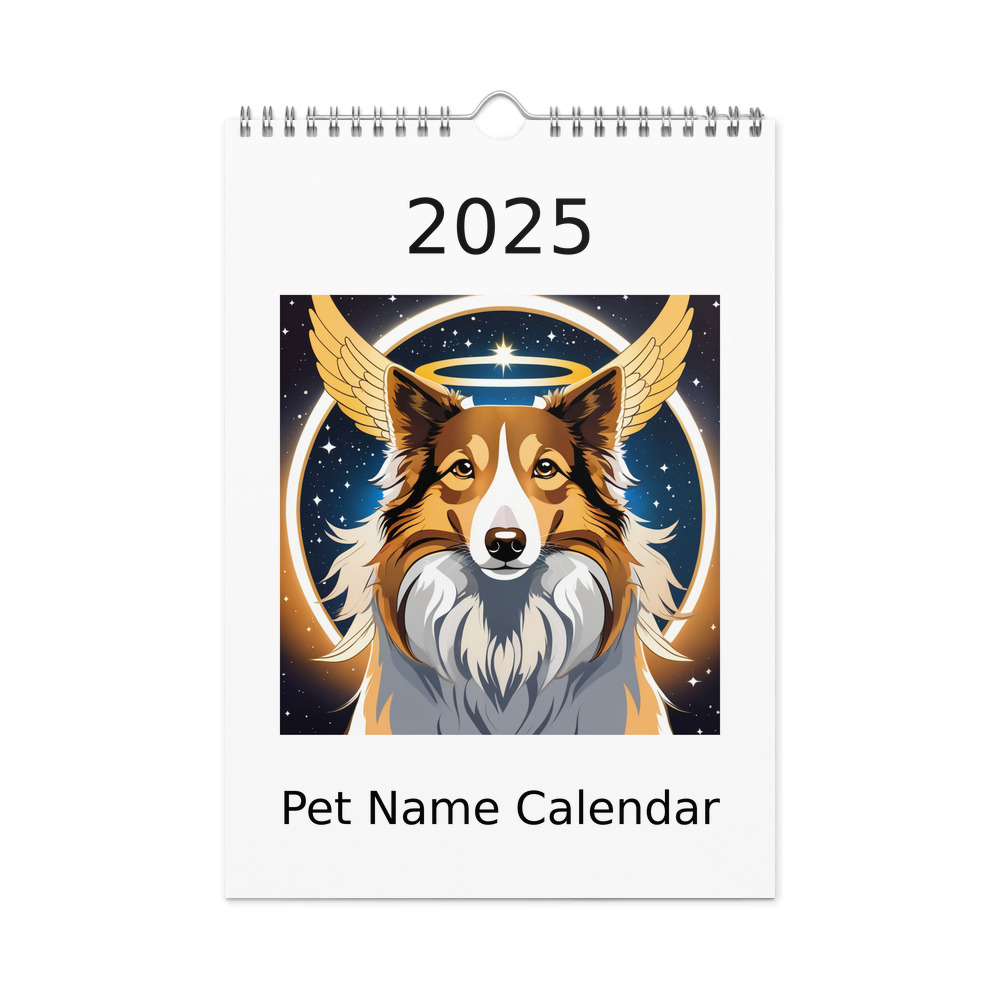 PugMug Custom Shetland Sheepdog Wall Calendar (2026)