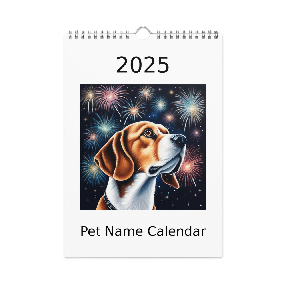 PugMug Custom Beagle Wall Calendar (2026)