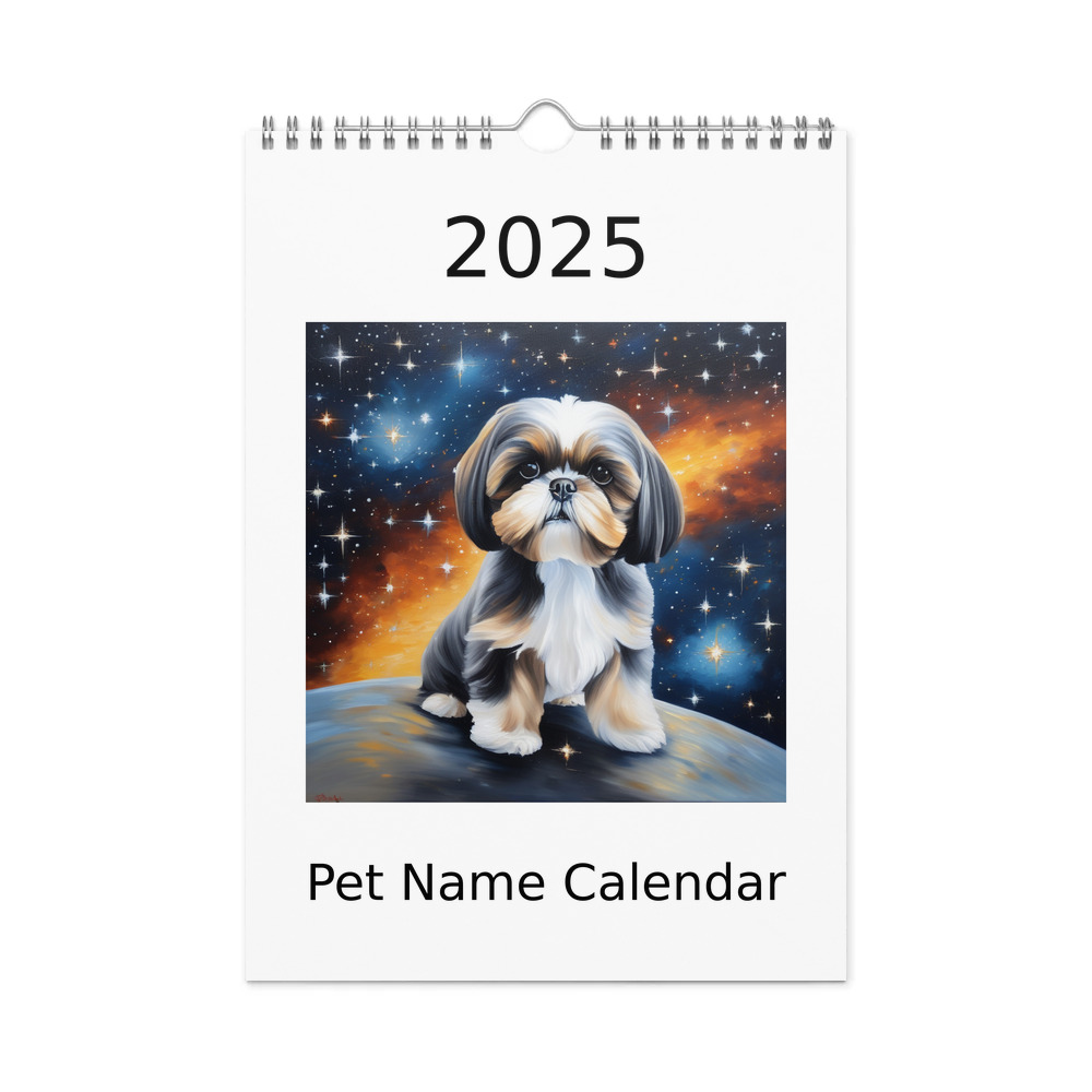 PugMug Custom Shih Tzu Wall Calendar (2026)