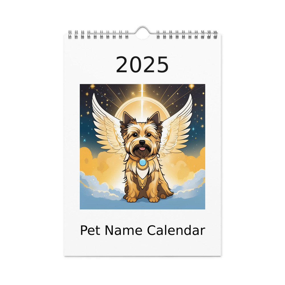 PugMug Custom Cairn Terrier Wall Calendar (2026)