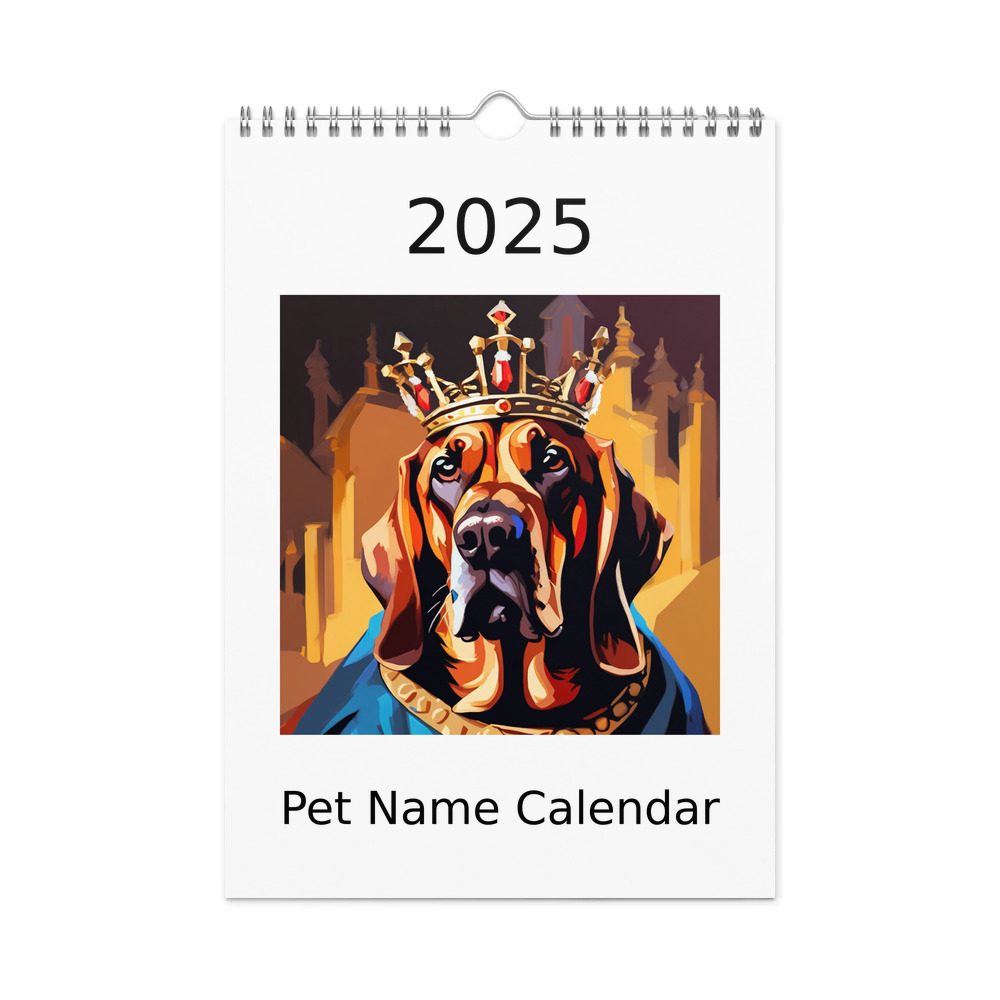 PugMug Custom Pet Wall Calendar (2026)