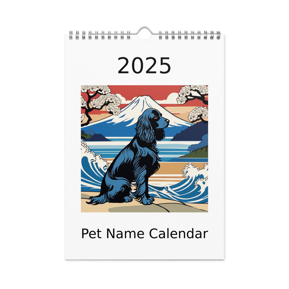 PugMug Custom Cocker Spaniel Wall Calendar (2026)