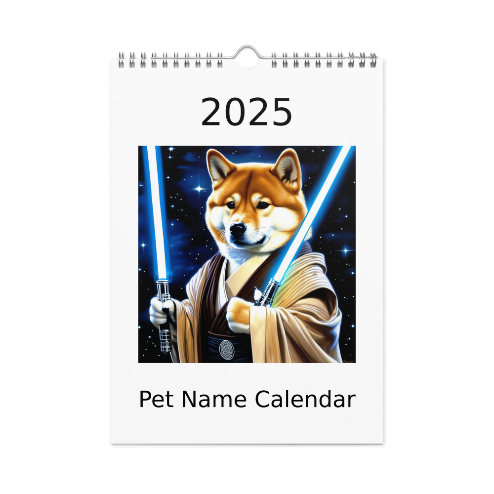 PugMug Custom Shiba Inu Wall Calendar (2026)