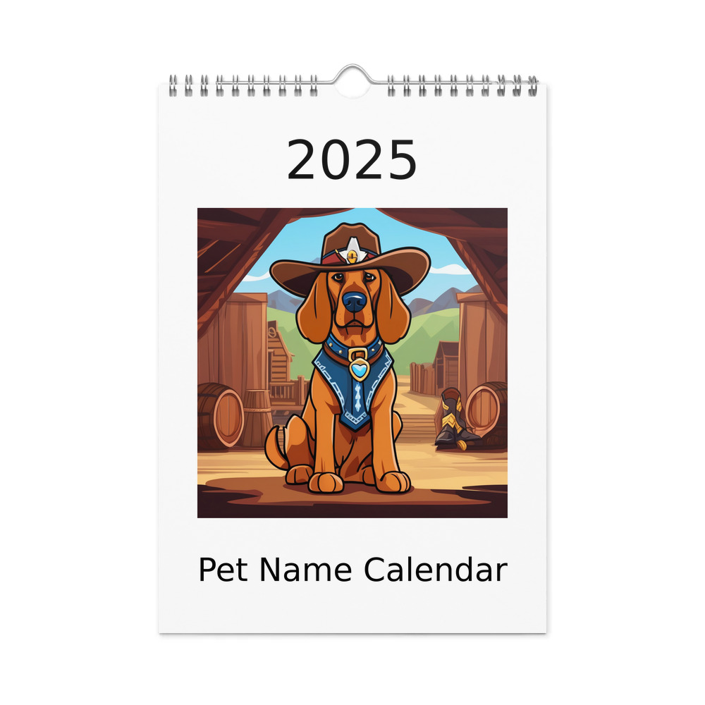 PugMug Custom Pet Wall Calendar (2026)