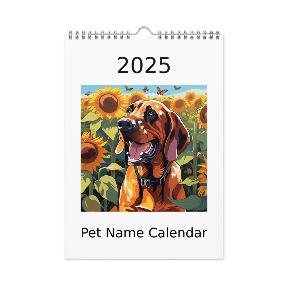 PugMug Custom Pet Wall Calendar (2026)