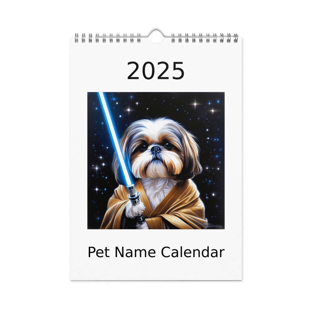 PugMug Custom Shih Tzu Wall Calendar (2026)