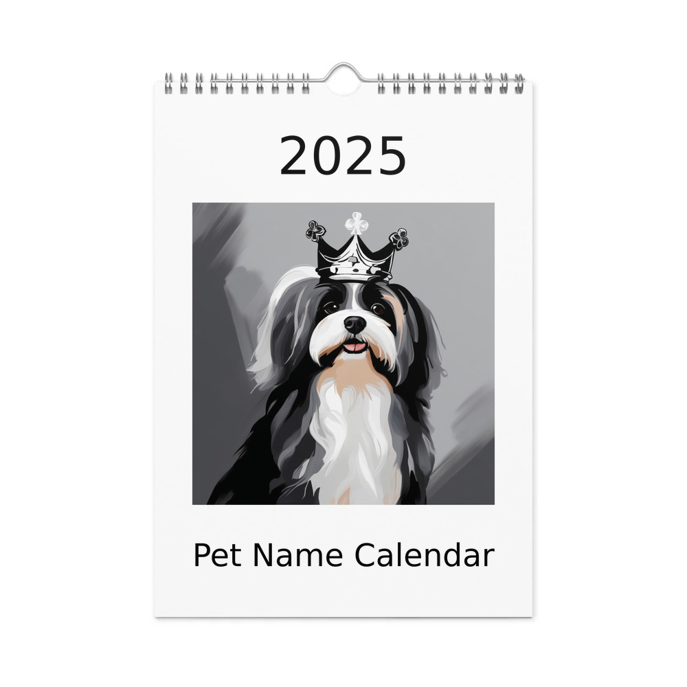 PugMug Custom Pet Wall Calendar (2026)