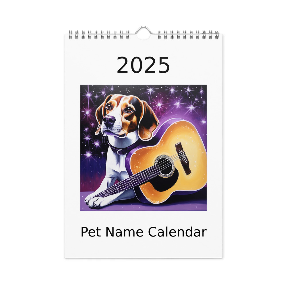 PugMug Custom Beagle Wall Calendar (2026)
