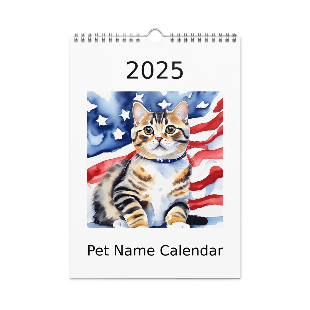 PugMug Custom Pet Wall Calendar (2026)