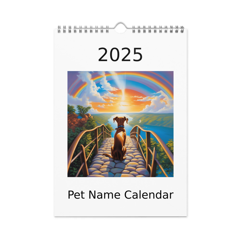 PugMug Custom Pointer Dog Wall Calendar (2026)