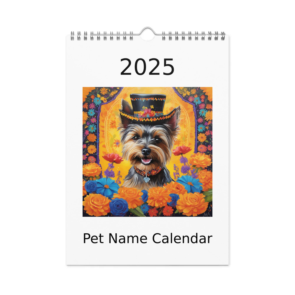 PugMug Custom Cairn Terrier Wall Calendar (2026)