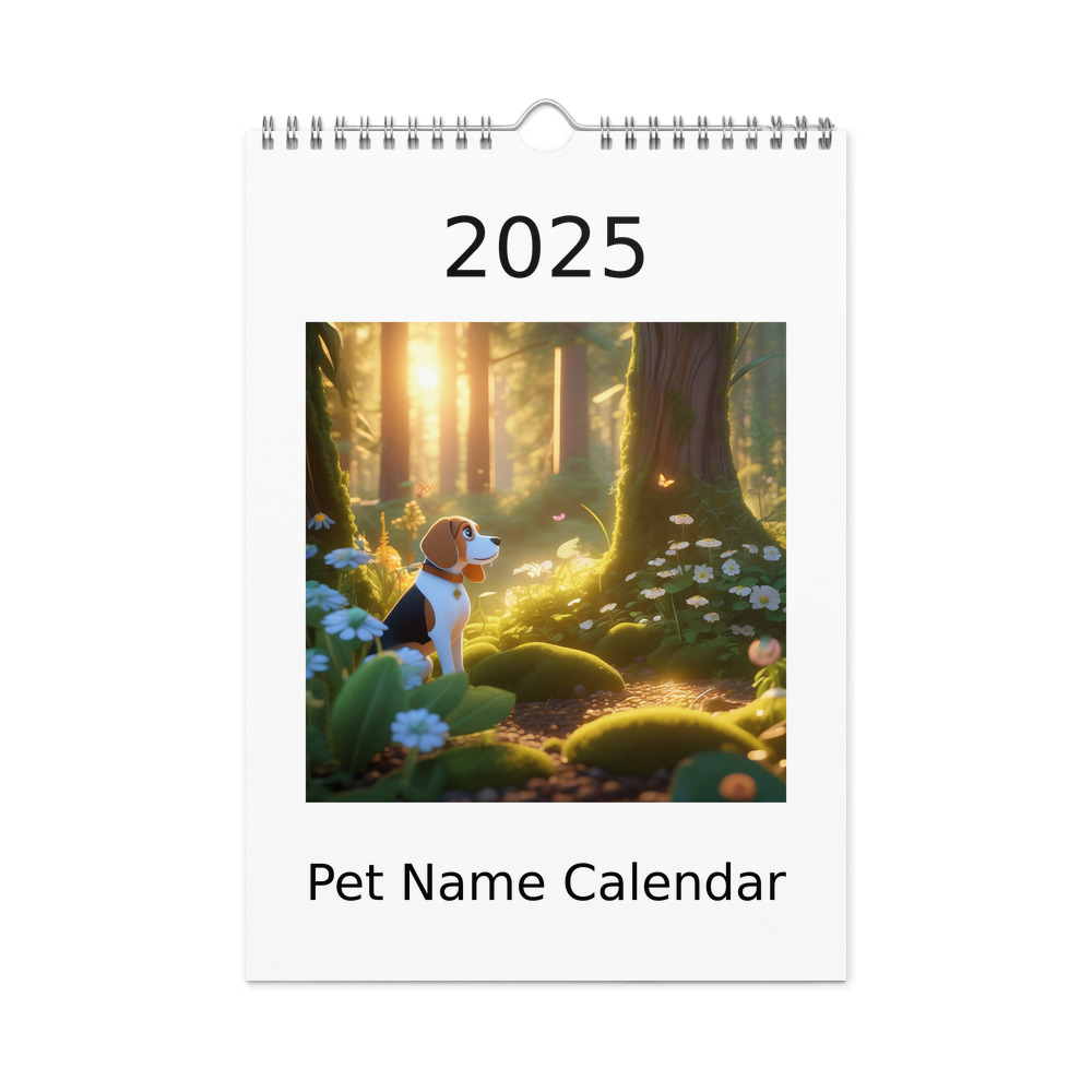 PugMug Custom Beagle Wall Calendar (2026)