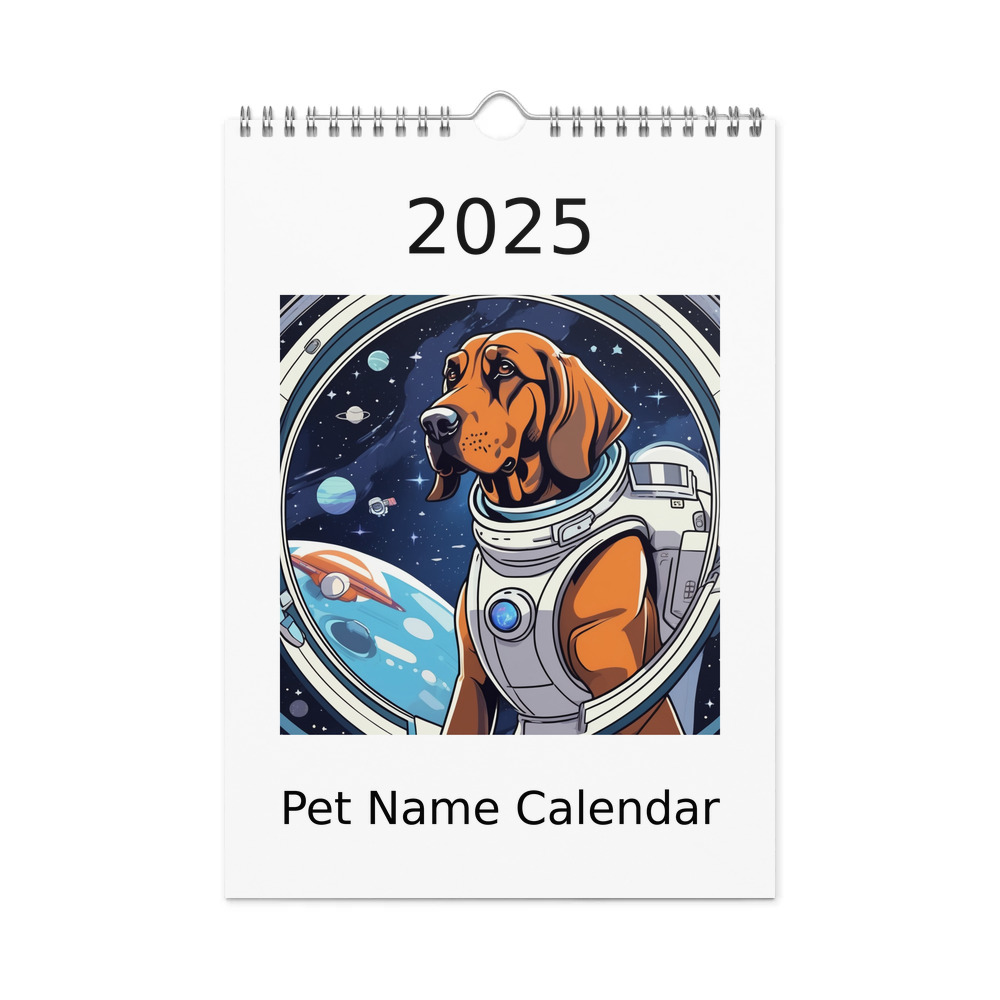 PugMug Custom Pet Wall Calendar (2026)