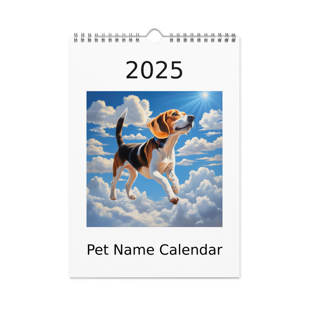 PugMug Custom Beagle Wall Calendar (2026)