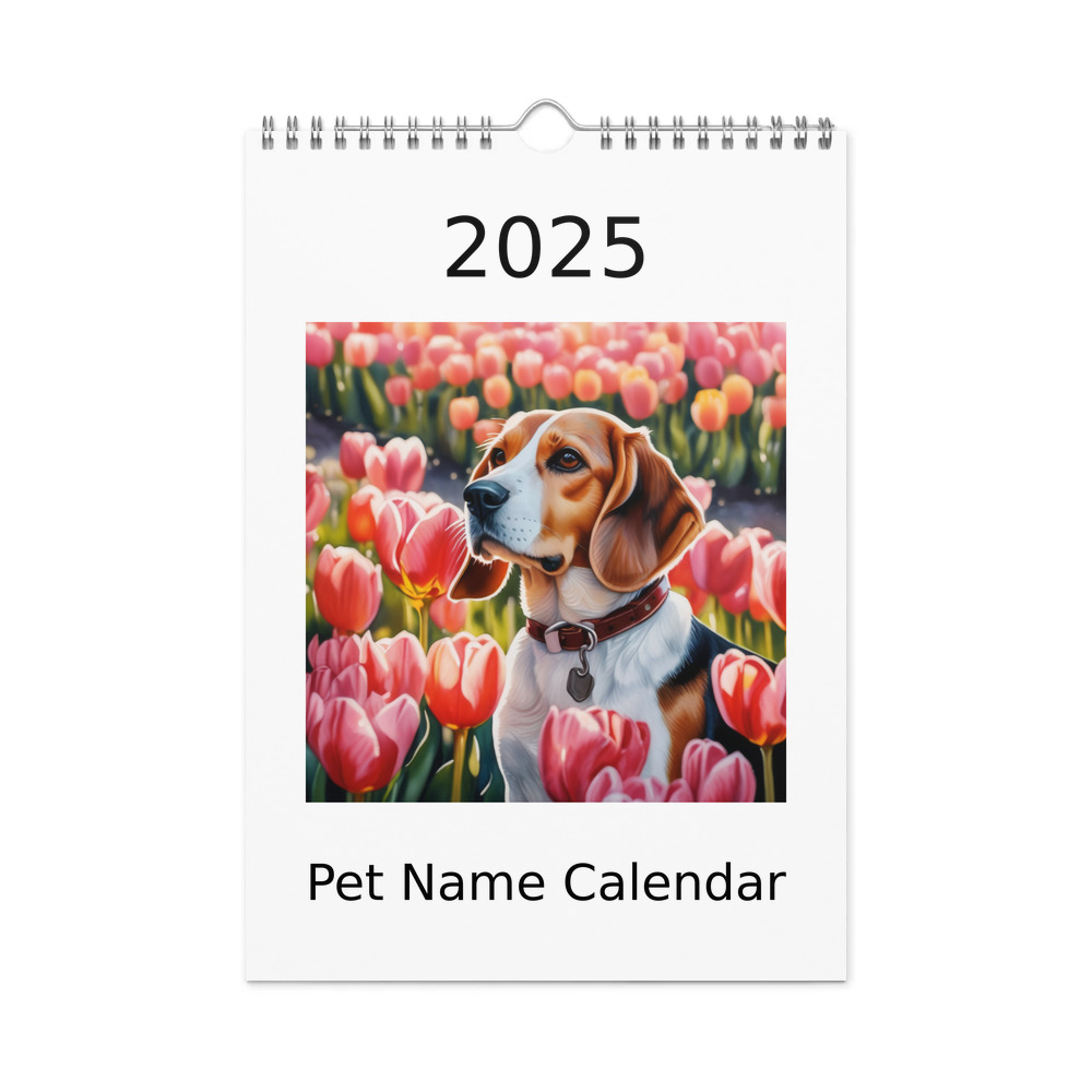 PugMug Custom Beagle Wall Calendar (2026)