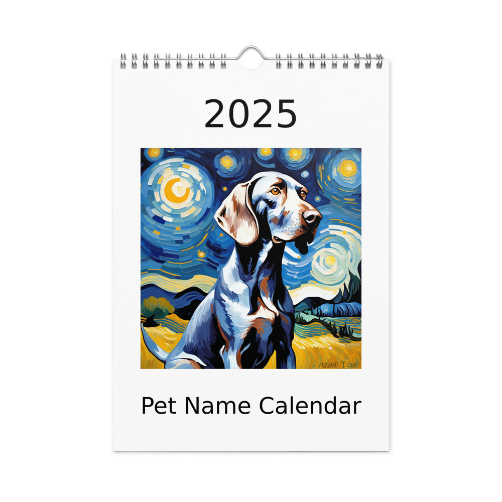 PugMug Custom Pet Wall Calendar (2026)